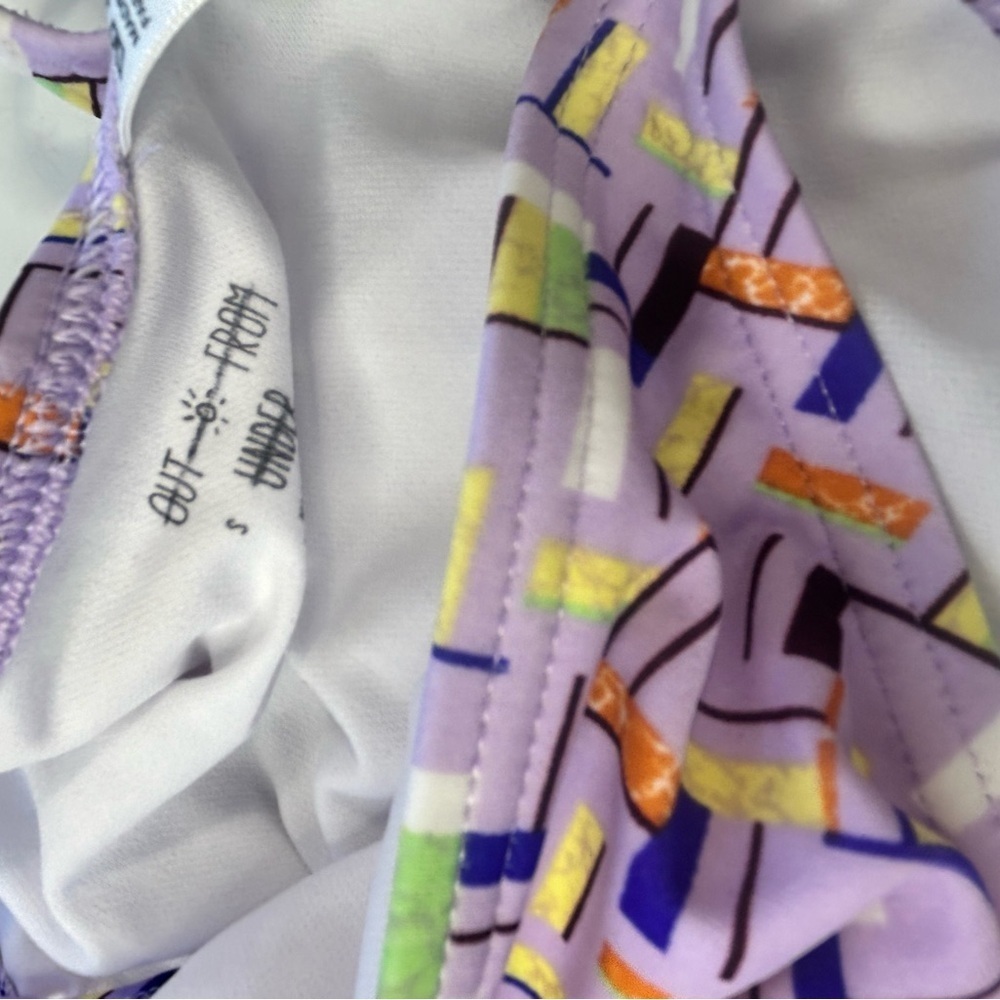 New Out From Under Bikini Set String Geometric Pa… - image 6